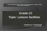Leisure facilities