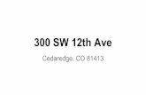 Cedaredge CO home for sale - 300 sw 12th ave