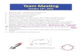 Team Meeting Agenda Notes - Prudential Gary Greene, Realtors - The Woodlands TX / October 12th, 2010