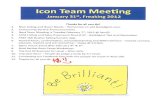 Team Meeting Agenda Notes / Prudential Gary Greene, Realtor Icons / The woodlands TX, January 31st, 2012