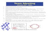 Team Meeting Agenda Notes - Prudential Gary Greene, Realtor Icons - The Woodlands TX / 1.24.11