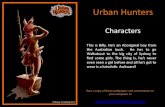 Urban Hunter's Characters