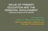 Value of primary education