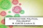 Lecture  2 POLITICAL PHILOSOPHY/THOUGHT and THEORY