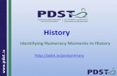 Numeracy moments in history