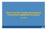 Capital Metro FY2011 Budget: Community Engagement and Survey Results