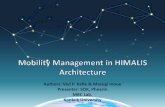 Mobility Management in HIMALIS Architecture