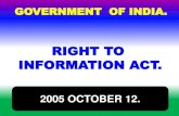 RIGHT TO INFORMATION PPT BY T JAMES JOSEPH