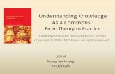 Understanding knowledge as a commons