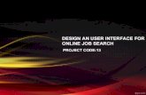 online job search in human computer networks