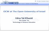 OCW at the Open University of Israel