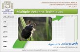 HIAST-Ayman Alsawah Lecture on Multiple-Antenna Techniques in Advanced Mobile Systems v10