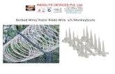 Barbed wire versus monkeyscare