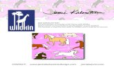 Pink Horses Print Pattern by Jamie Kalvestran Licensed to Wildkin