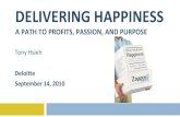 Delivering Happiness - Deloitte 9-14-10
