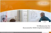 10 Measures For Successful SOA Implementation