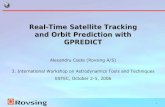 Real-Time Satellite Tracking and Orbit Prediction with GPREDICT