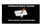 Uniboard quick training