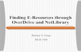 Finding E-Resources through NetLibrary and OverDrive