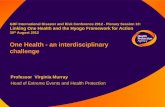 Virginia Murray - One Health - An interdisciplinary challenge