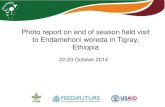 Photo report on end of season field visit to Endamehoni woreda in Tigray, Ethiopia, 22-23 October 2014