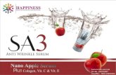 SERUM SA3 - Anti Wrinkle Apple Serum Plus Collagen, Vit C & Vit E
