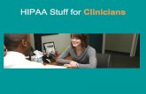 Hipaa extras for clinical staff