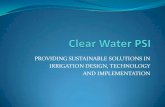Clear Water PSI Introduction