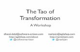 The Tao of Transformation Workshop