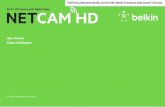Belkin NetCam HD F7D602 English User Manual