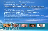 14th Annual Science and Clinical Application of Integrative Holistic Medicine 2013