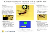 Object-retrieving Autonomous Robotic Arm