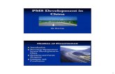 PMS Development In China (Presentation In 10th Spt)