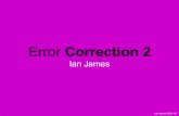 Error Correction 2
