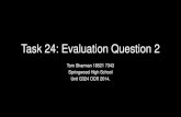 Unit G324 Task 24 - Evaluation Task 2