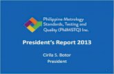 President's Annual Report 2014