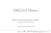 OSGi IoT Demo - OSGi Community Event 2014