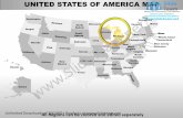 Editable vector business usa michigan state and county powerpoint maps united states of america slides