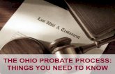 The Ohio Probate Process: Things You Need to Know