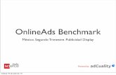 OnlineAds Benchmark- Segundo trimestre 2013