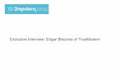 Exclusive Interview: Edgar Blazona of TrueModern