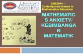 Assginment 1: Math Anxiety