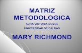 Matriz Metodológica Mary Richmond
