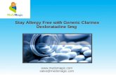 Stay Allergy Free with Generic Clarinex Desloratadine and Breathe Freely