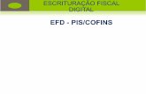 Escrituração Fiscal DigitalEFD - PIS/COFINS