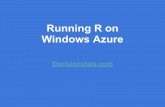 running R on Azure cloud