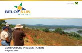 Belo Sun Corporate Presentation Aug 2014