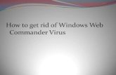 How to get rid of windows web commander virus