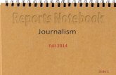 2014 fall  journalism agenda and targets