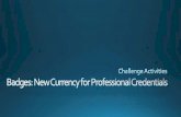 Badges: New Currency for Professional Credentials